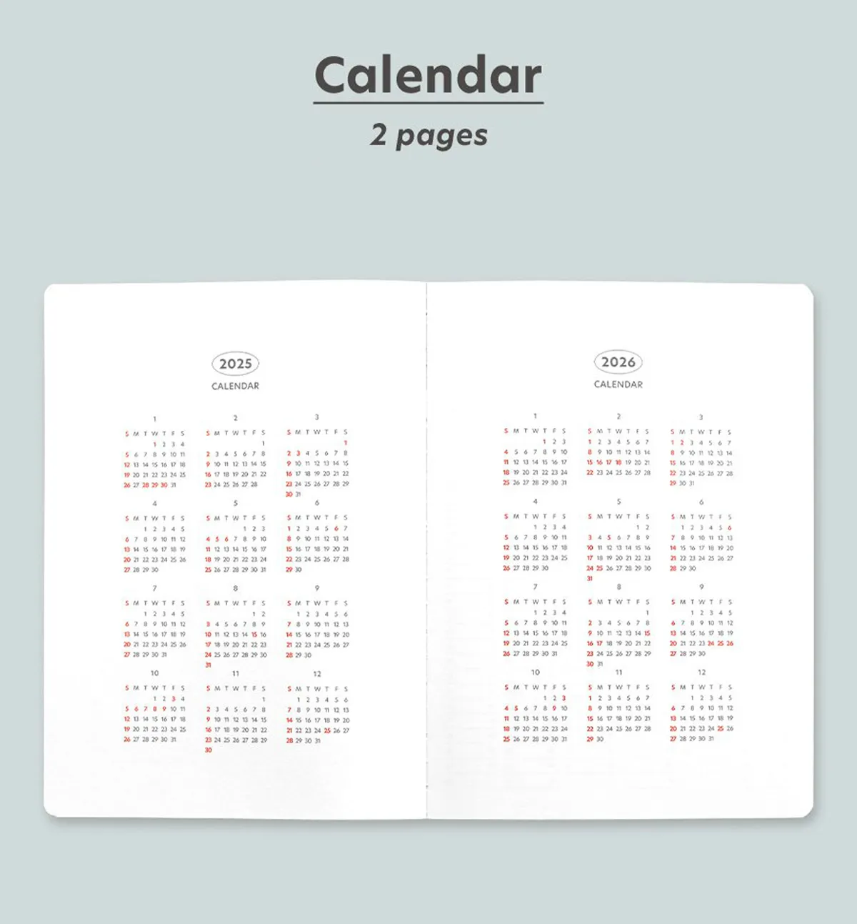 2025 Brilliant Weekly Planner