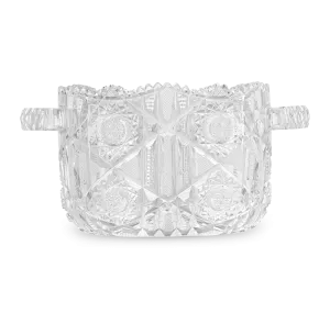 American Brilliant Period Cut Glass Ice Bucket