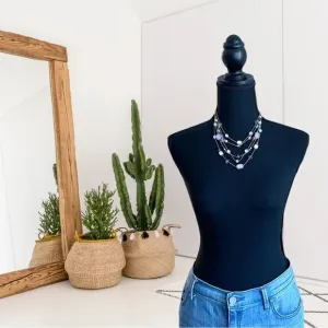 Beaded Multi Layered Necklace