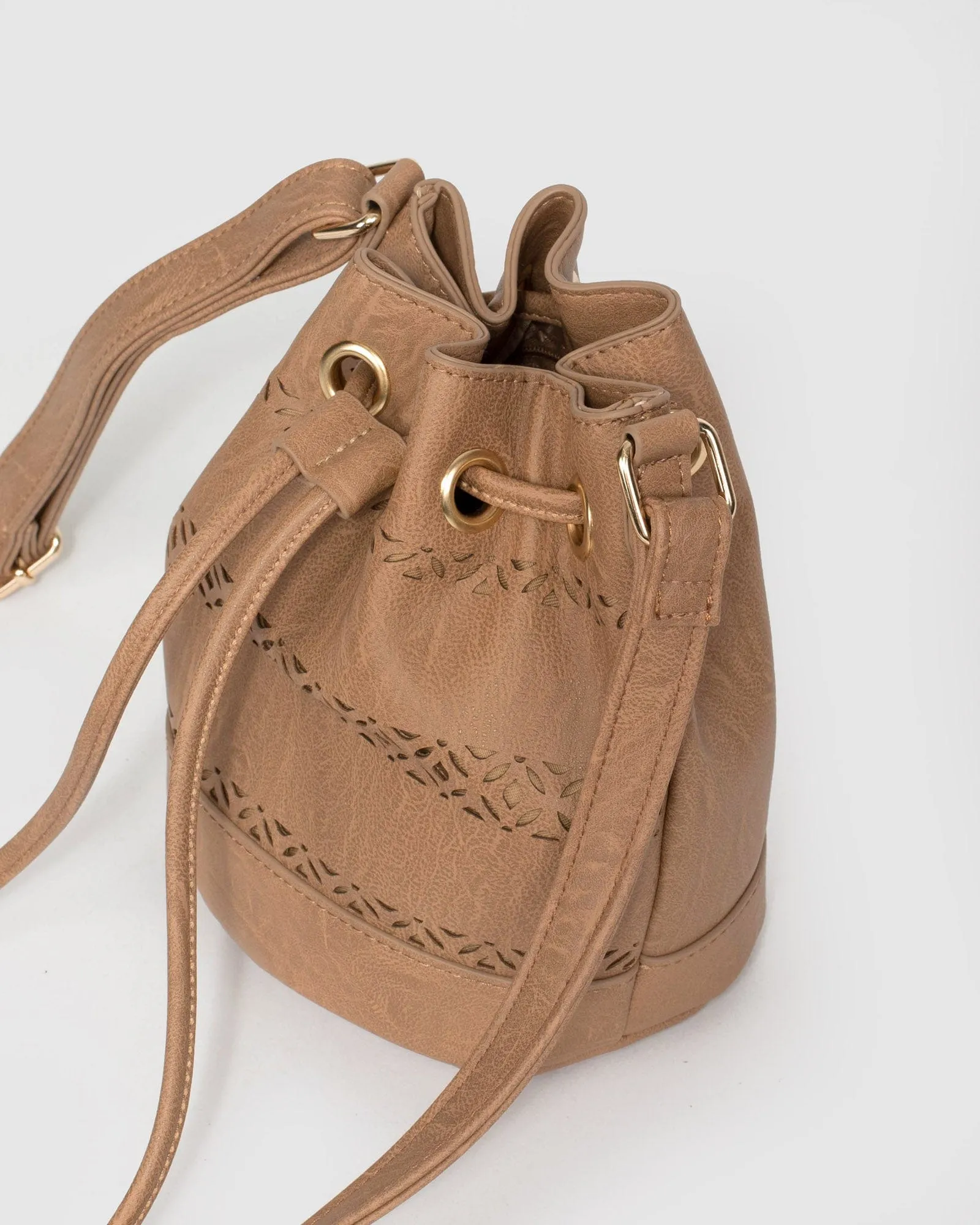 Caramel Tali Bucket Bag