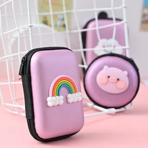 Cartoon Square Headphone case (Random) - H02711