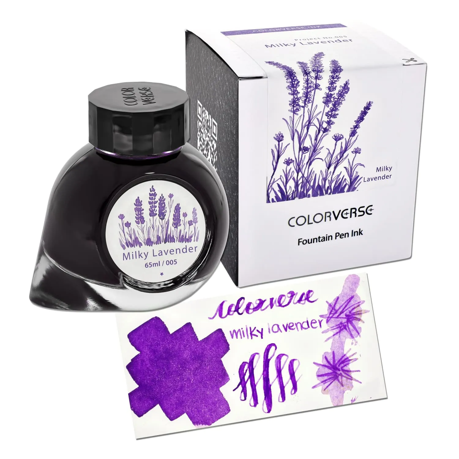 Colorverse Project Bottled Ink in Milky Lavender - 65mL