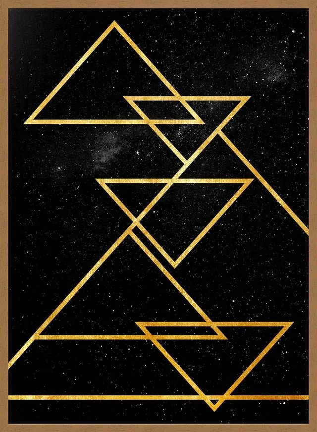 Golden Triangles Print