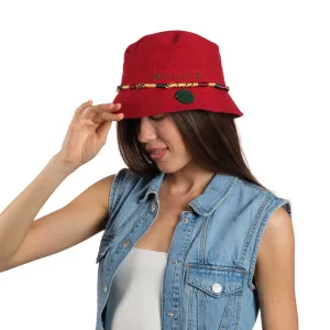 HAPPY-NES Women's Retro Rhythm Bucket Hat