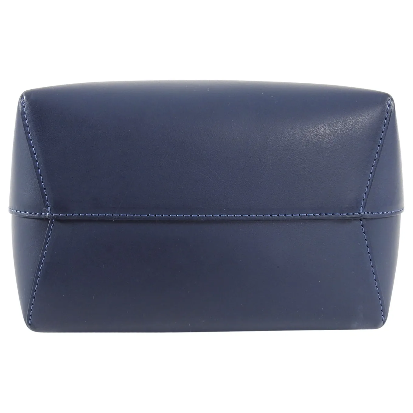 Mansur Gavriel Navy Blue Mini Drawstring Bucket Bag