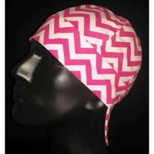 Pink Chevron Welding Cap