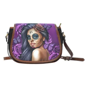 Saddle Bag Calavera (Violet)