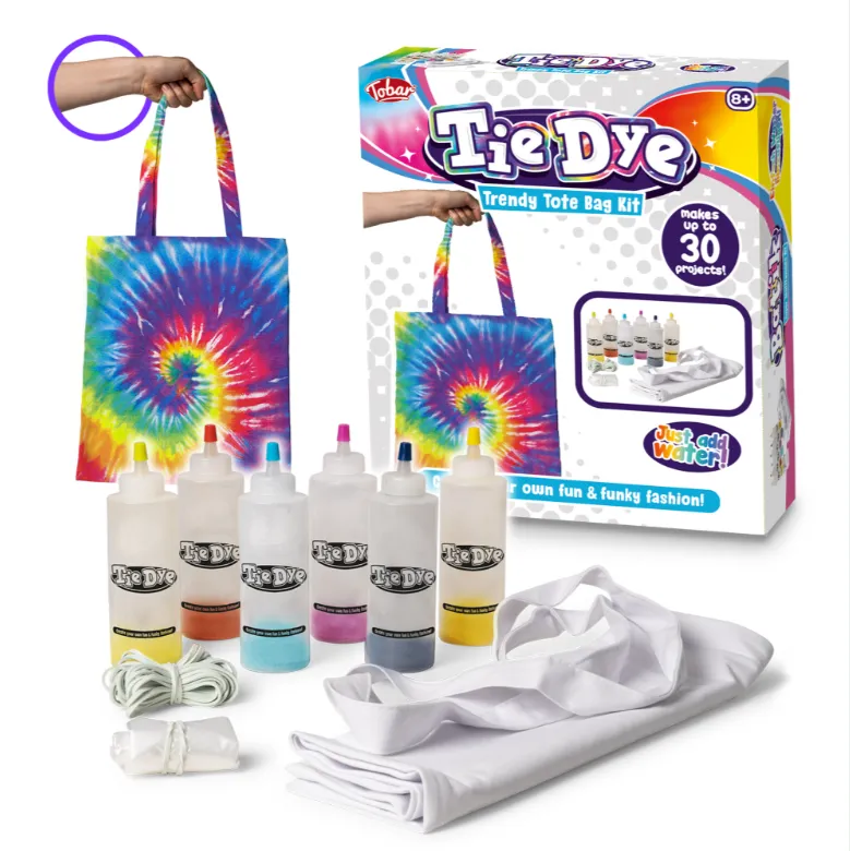 Tie Dye Trendy Tote Bag Kit