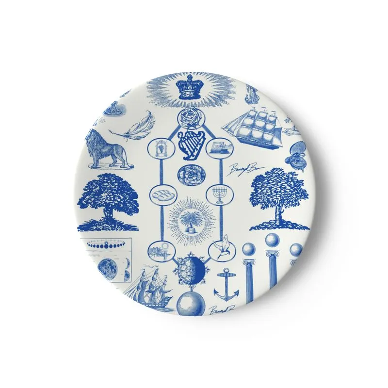 YHVH Bone China Plates 6.5"